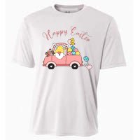 Happy Easter Gnome Truck Holiday Cooling Performance Crew T-Shirt