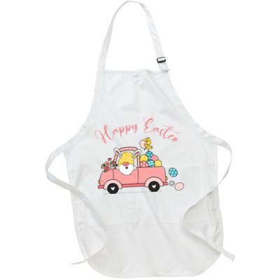 Happy Easter Gnome Truck Holiday Apron