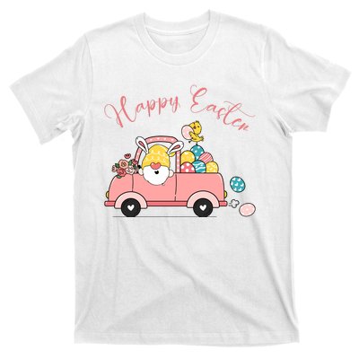 Happy Easter Gnome Truck Holiday T-Shirt