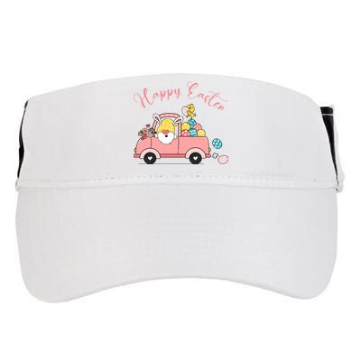 Happy Easter Gnome Truck Holiday Adult Drive Performance Visor
