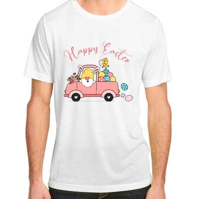 Happy Easter Gnome Truck Holiday Adult ChromaSoft Performance T-Shirt