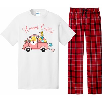 Happy Easter Gnome Truck Holiday Pajama Set