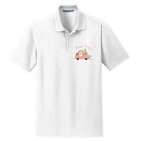 Happy Easter Gnome Truck Holiday Dry Zone Grid Polo