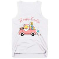 Happy Easter Gnome Truck Holiday Tank Top