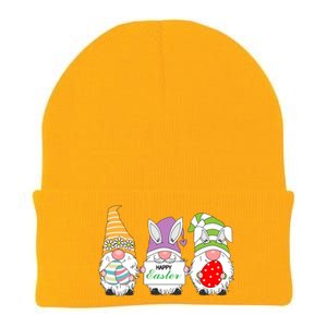 Happy Easter Gnome Knit Cap Winter Beanie