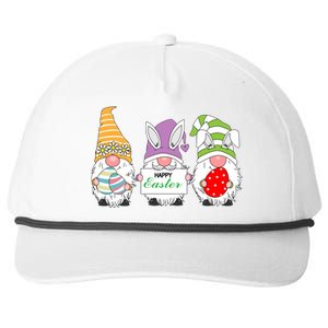 Happy Easter Gnome Snapback Five-Panel Rope Hat