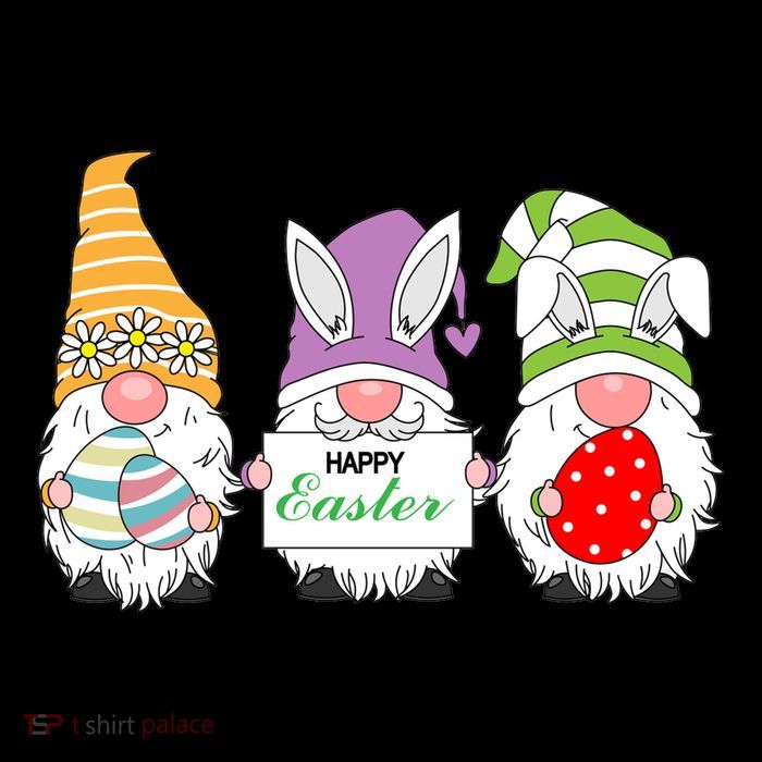 Happy Easter Gnome 16 in Basic Backpack