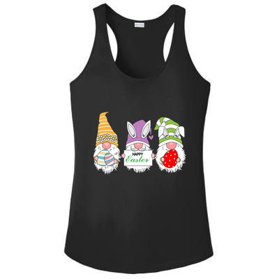 Happy Easter Gnome Ladies PosiCharge Competitor Racerback Tank