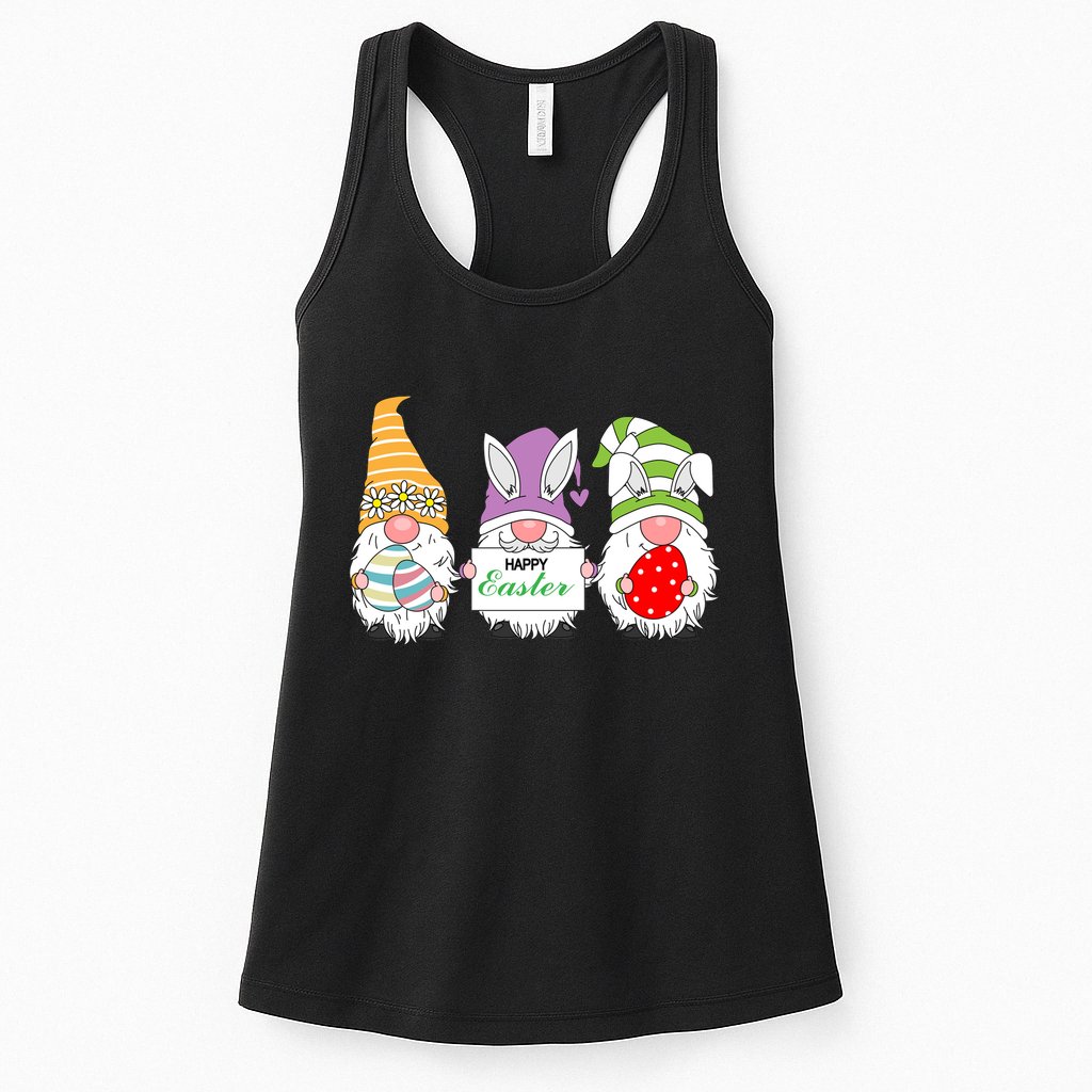 Happy Easter Gnome Womens Tank Top
