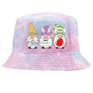 Happy Easter Gnome Tie-Dyed Bucket Hat