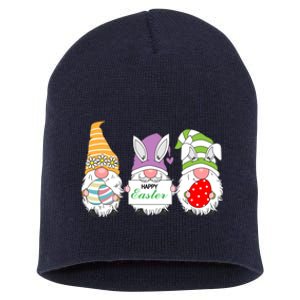 Happy Easter Gnome Short Acrylic Beanie