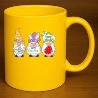 Happy Easter Gnome 11oz C Handle Ceramic Mug
