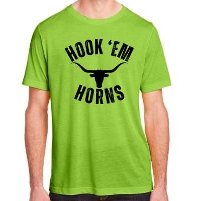 Hook Em Horns Texas Bull Head Adult ChromaSoft Performance T-Shirt