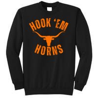 Hook Em Horns Texas Bull Head Sweatshirt