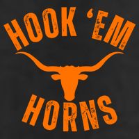 Hook Em Horns Texas Bull Head Adult Drive Performance Visor