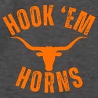 Hook Em Horns Texas Bull Head Vector Backpack