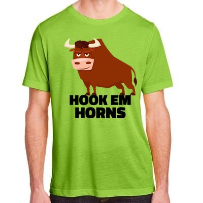 Hook Em Horns Texas Bull Head Adult ChromaSoft Performance T-Shirt