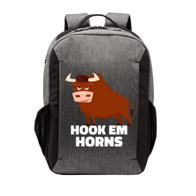 Hook Em Horns Texas Bull Head Vector Backpack