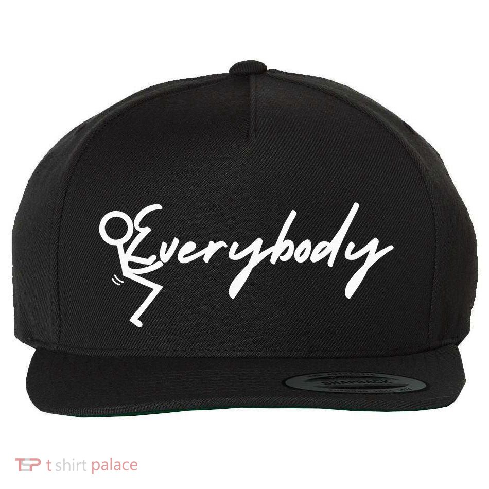 Hugging Everybody Wool Snapback Cap