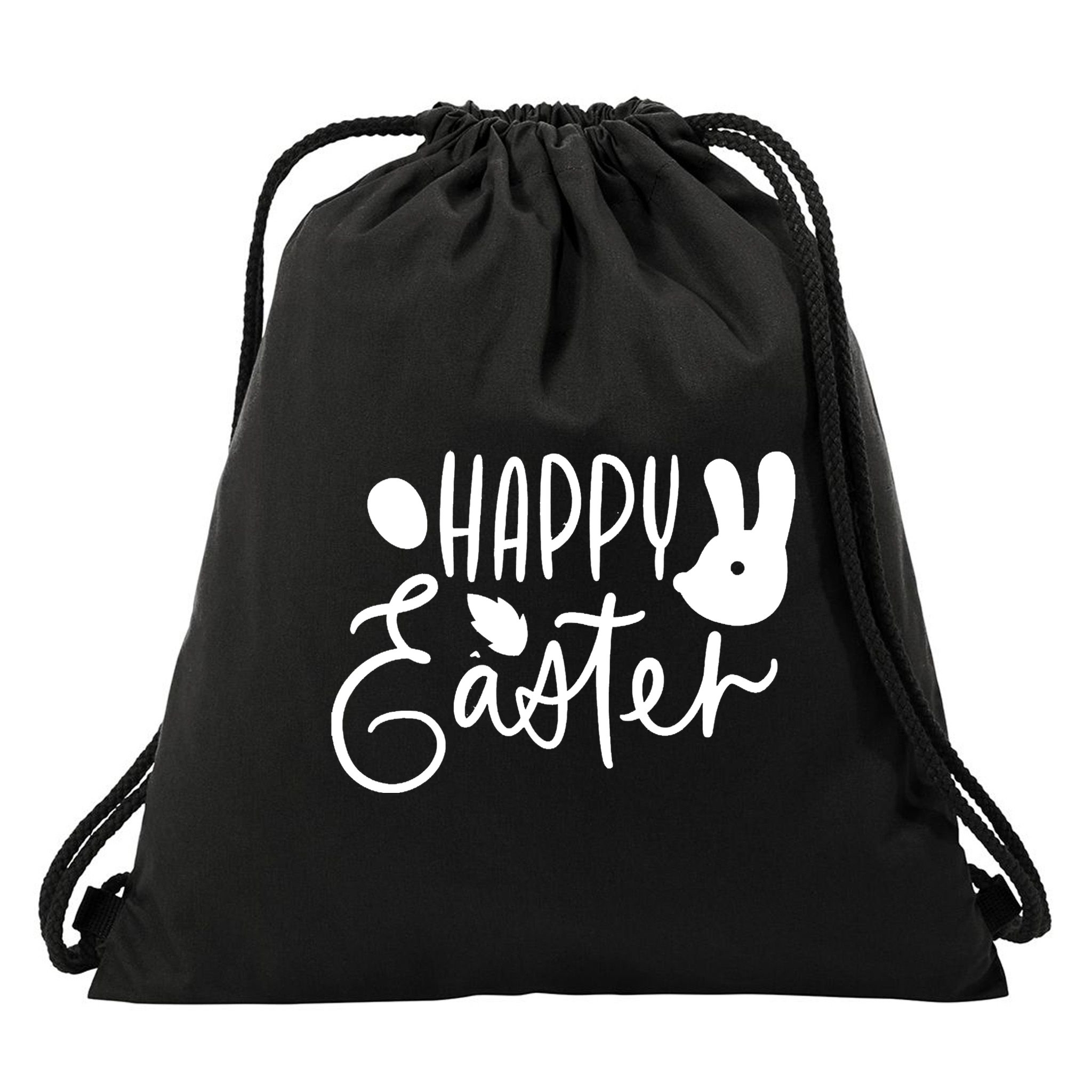 Happy Easter Holiday Bunny Drawstring Bag