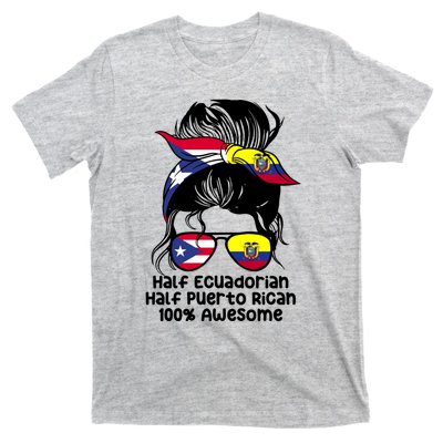 Half Ecuadorian Half Puerto Rican Ecuador Boricua Mix T-Shirt