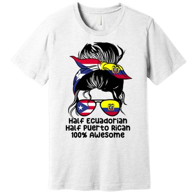 Half Ecuadorian Half Puerto Rican Ecuador Boricua Mix Premium T-Shirt