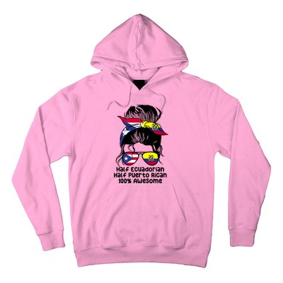 Half Ecuadorian Half Puerto Rican Ecuador Boricua Mix Hoodie