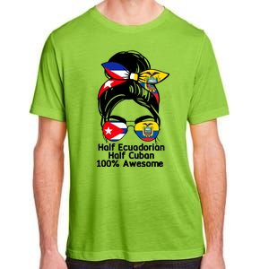 Half Ecuadorian Half Cuban 100 Percent Awesome Adult ChromaSoft Performance T-Shirt