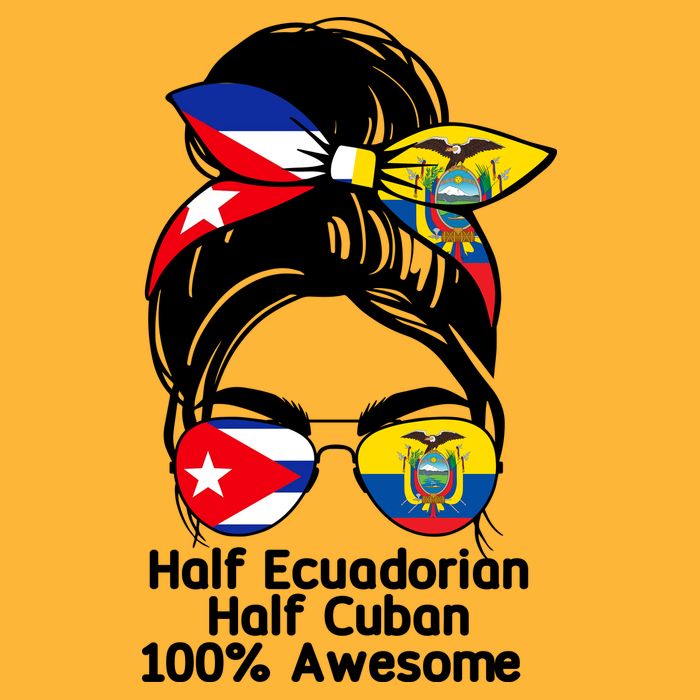 Half Ecuadorian Half Cuban 100 Percent Awesome Sustainable Knit Beanie