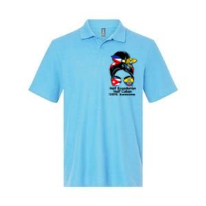 Half Ecuadorian Half Cuban 100 Percent Awesome Softstyle Adult Sport Polo