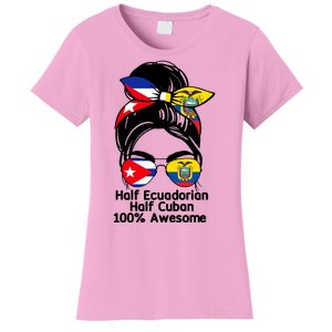 Half Ecuadorian Half Cuban 100 Percent Awesome Women's T-Shirt