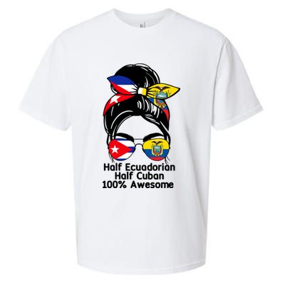 Half Ecuadorian Half Cuban 100 Percent Awesome Sueded Cloud Jersey T-Shirt