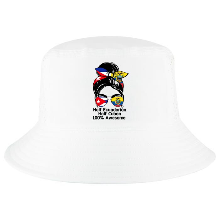 Half Ecuadorian Half Cuban 100 Percent Awesome Cool Comfort Performance Bucket Hat