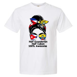 Half Ecuadorian Half Cuban 100 Percent Awesome Garment-Dyed Heavyweight T-Shirt