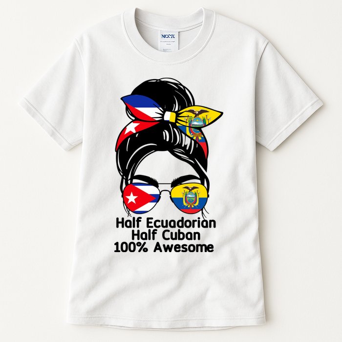 Half Ecuadorian Half Cuban 100 Percent Awesome Tall T-Shirt