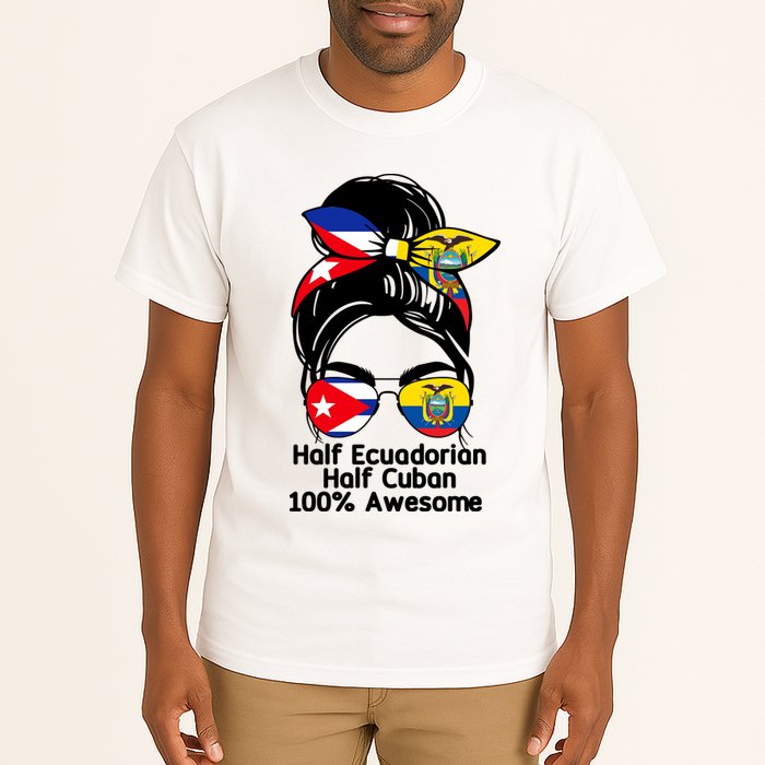 Half Ecuadorian Half Cuban 100 Percent Awesome Tall T-Shirt
