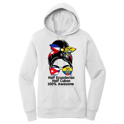 Half Ecuadorian Half Cuban 100 Percent Awesome Women's Pullover Hoodie