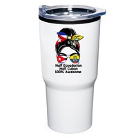 Half Ecuadorian Half Cuban 100 Percent Awesome Tumbler
