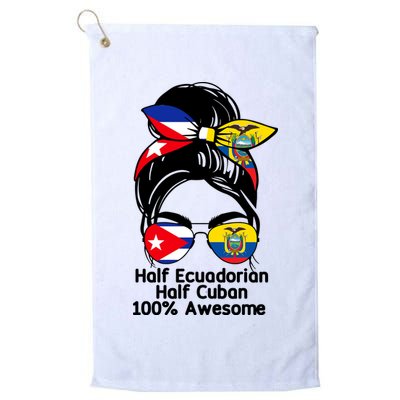 Half Ecuadorian Half Cuban 100 Percent Awesome Golf Towel