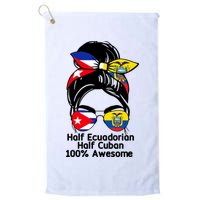 Half Ecuadorian Half Cuban 100 Percent Awesome Golf Towel