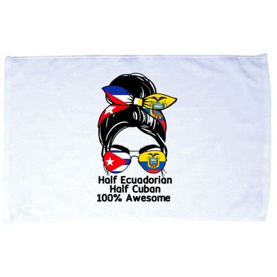 Half Ecuadorian Half Cuban 100 Percent Awesome Microfiber Hand Towel