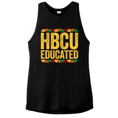 HBCU Educated Historical Black College Ladies PosiCharge Tri-Blend Wicking Tank