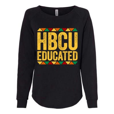 HBCU Educated Historical Black College Womens California Wash Sweatshirt