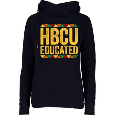 HBCU Educated Historical Black College Womens Funnel Neck Pullover Hood