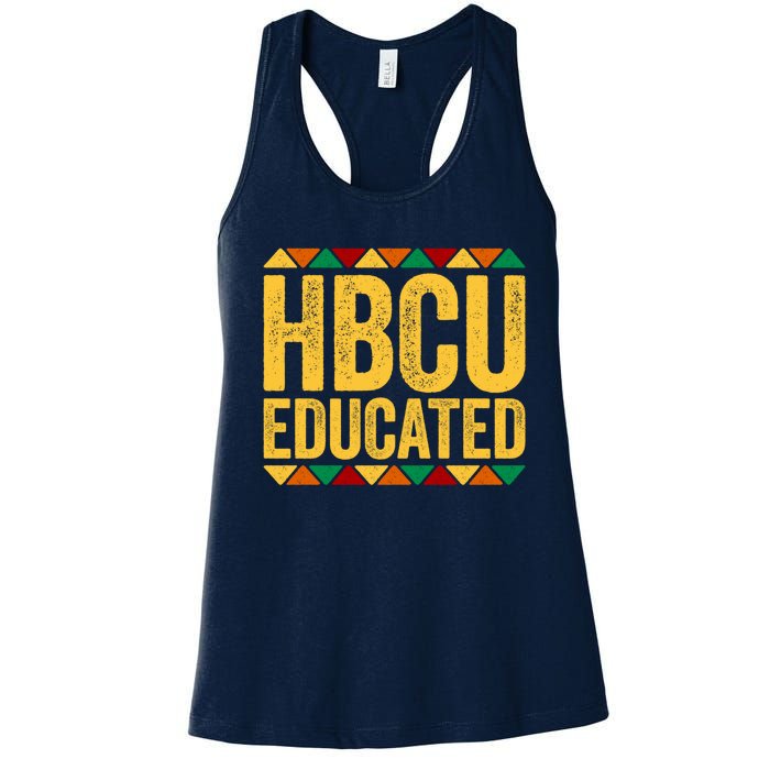 HBCU Educated Historical Black College Women's Racerback Tank