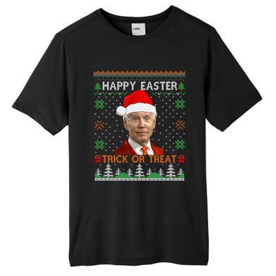 Happy Easter Hlw Funny Joe Biden Christmas Ugly Gift Tall Fusion ChromaSoft Performance T-Shirt