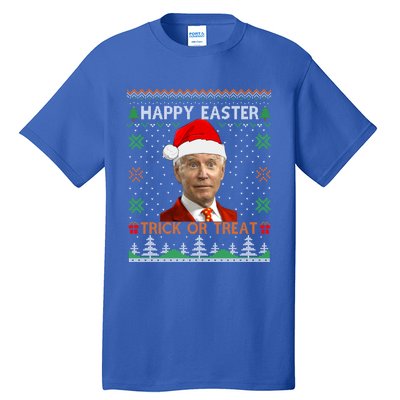 Happy Easter Hlw Funny Joe Biden Christmas Ugly Gift Tall T-Shirt