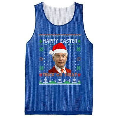 Happy Easter Hlw Funny Joe Biden Christmas Ugly Gift Mesh Reversible Basketball Jersey Tank