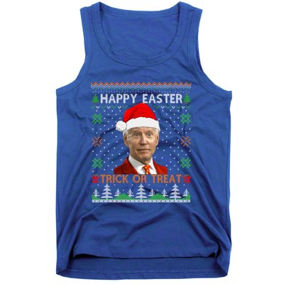 Happy Easter Hlw Funny Joe Biden Christmas Ugly Gift Tank Top