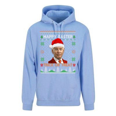 Happy Easter Hlw Funny Joe Biden Christmas Ugly Gift Unisex Surf Hoodie